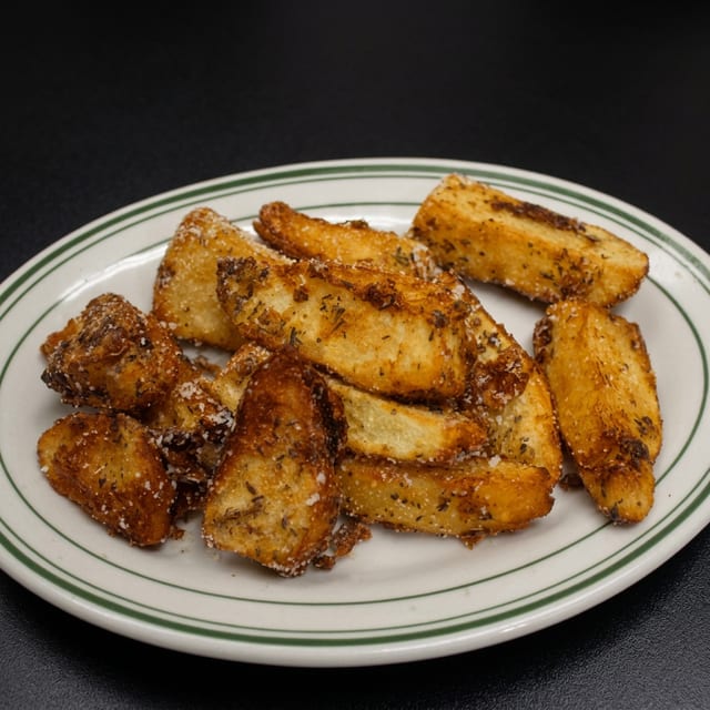 Crispy Potatoes.
