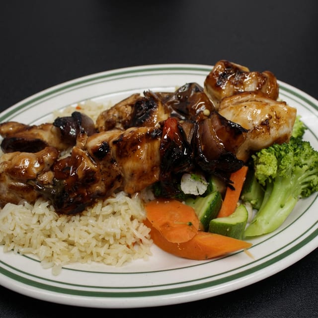 Teriyaki Chicken Kabobs.