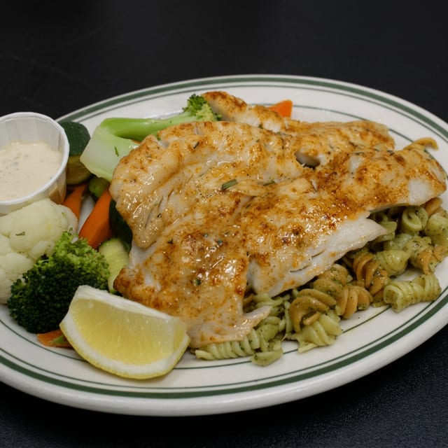 Broiled Rock Cod.